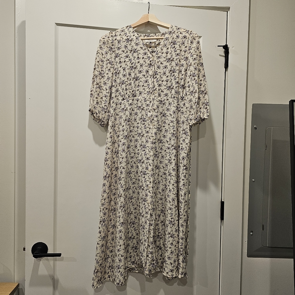 Vintage floral maxi dress